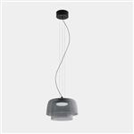 Levels 2 LED Fume Smoked Tinted Double Glass Smart Pendant 00-A051-05-12
