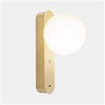 Perlina LED Matt Gold Touch Dimmable USB Wall Light 05-A078-DN-DN