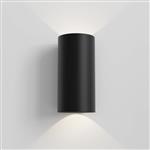 Yuma 240 Textured Black LED Wall Light 1399023
