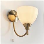 Alton Antique Brass Single Wall Light 1805-1AN