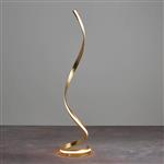 Aria LED Gold Leaf Finish Floor Lamp 95841