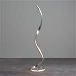 Aria LED Silver Leaf Finish Floor Lamp 95843