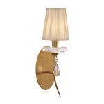 Sophie Gold Coloured Painted Single Wall Light M6295