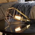 Brass And Black Tarbes Table Lamp 43685
