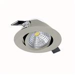 Saliceto LED Satin Nickel Cool White Recessed Round Spot Light 98307