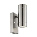 Palin Stainless Steel Dusk Till Dawn IP44 Rated Double Spotlight 90130