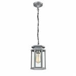 Alfresco IP44 Silver Outdoor Pendant Fitting EXT6624
