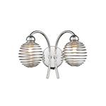 Bounce Chrome Finished Double Arm Wall Light FL2433-2