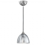 Reanne Single Pendant Light with Silver Finish Shade FL2290/1/927