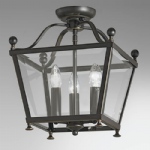 Atrio 3 Light Antique Bronze Ceiling Lantern LA7004/3