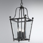 Atrio Antique Bronze 4 Light Ceiling Lantern LA7004/4
