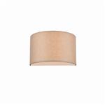 Lonnie Taupe Fabric & Perspex Curved Wall Light WB141/1188