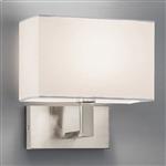 Satin Nickel Wall Lamp Fitting WB045/9892