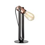Debut Matt Black & Copper Adjustable Table Lamp TL200