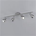 Tivoli 4-Light Nickel Spotlight Ceiling Fitting SPOT9004