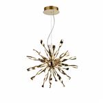 Supernova LED Gold Twisted Ceiling Pendant Fitting PCH185
