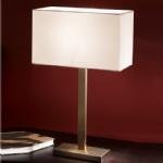 Bronze Rectangular Table Lamp Complete TL876/9867