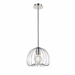 Tropic Small Chrome Open Wire Ceiling Pendant Light PCH173