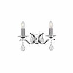 Willow Polished Chrome Double Wall Light FL2403-2