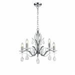 Willow Polished Chrome Five Arm Crystal Ceiling Light FL2403-5