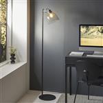 Agathis Black and Smoked Grey Floor Lamp BLF-54867