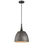 Acton Cement Domed High Gloss Ceiling Pendant ACTO032CE1PEND