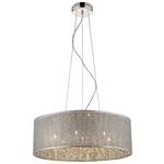 Crystal Palace Silver Large Drum Ceiling Pendant CRYS055SI7DECO