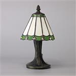Elgin Cream And Green Tiffany Table Lamp LT30186