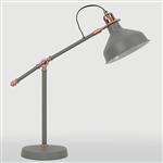 Nevada Adjustable Grey and Copper Table Lamp LT30005