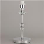 Henderson Single Glass And Chrome Crystal Table Lamp LT31176