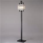 Norman Matt Black 2 Light Floor Lamp LT30551