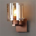 Tennessee Mocha Single Wall Light Amber Glass LT31187