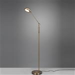 Franklin LED Old Brass Adjustable Arm Floor Lamp 426510104