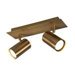 Marley Old Brass Double Ceiling Spotlight 802400204