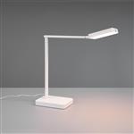 Pavia LED Matt White Adjustable Dimmable Table Lamp 570310131