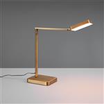 Pavia LED Old Brass Adjustable Dimmable Table Lamp 570310104