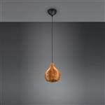 Sprout Large Natural Rattan Single Pendant Fitting R31291036