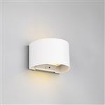 Talent IP44 Rated LED Battery Operated White Oval Wall Light R27769131