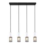 Tosh Black And White Four Light Ceiling Pendant 304300434