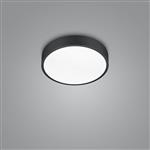 Waco Small Flush LED Matt Black Ceiling Fitting 627413032