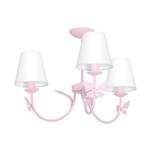 Alice Three-Arm Pink Ceiling Light MLP963