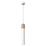 Solo White and Wood Single Pendant MLP7475