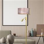 Ziggy Gold and Pink Mother and Child Floor Lamp MLP7593