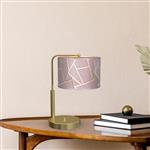Ziggy Pink and Gold Table Lamp MLP7592