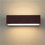 Ara Brown 3000k Small LED IP65 Outdoor Wall Light PX-0376-MAR