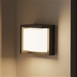 Creu IP65 Square Black Outdoor LED Wall Light PX-0638-NEG