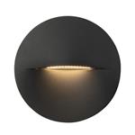 Hide IP65 LED Round Black LED Outdoor Wall Light PX-0534-ANT