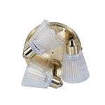 Gatsby Triple Satin Brass IP44 Ceiling Light GAT03SB