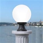 Mikrolot Black Resin IP55 Opal Globe Light MIKROLOT/G250