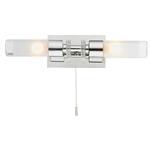 Saturn Double Polished Chrome IP44 Wall Light SAT02CHWL